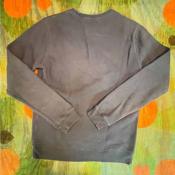 University T Notre Dame Sweatshirt Long Sleeve Fighting Irish Blue Green Small. - Picture 7 of 7